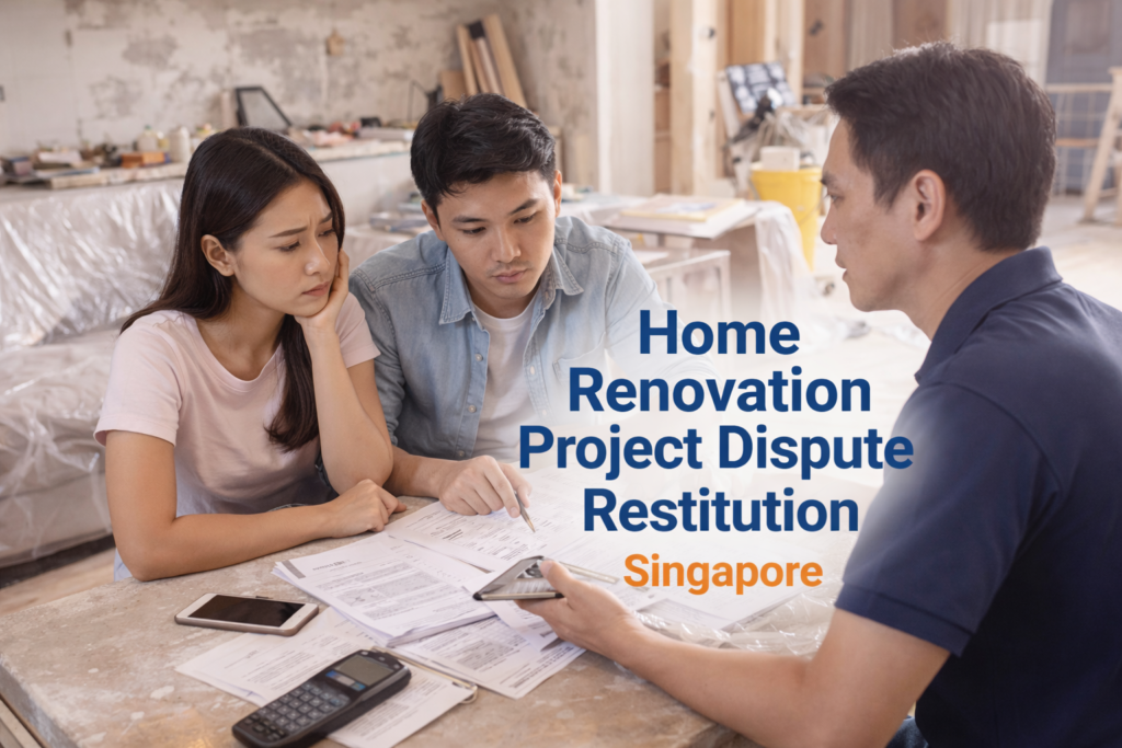 home renovation project dispute restitution