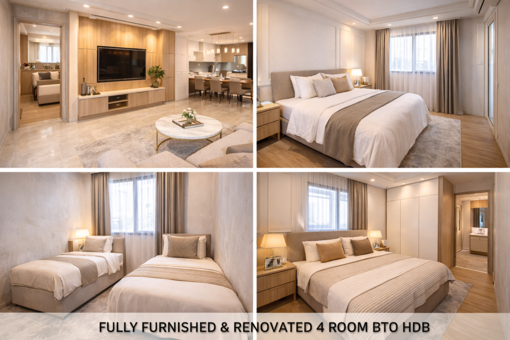 modern 4-room hdb flat