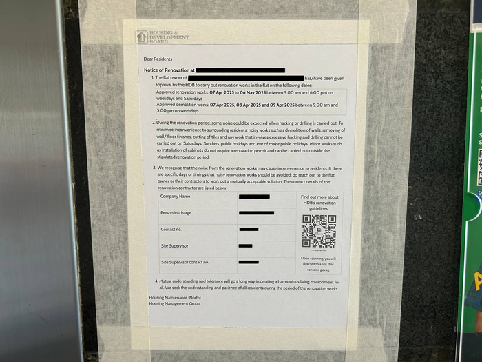 hdb renovation permit