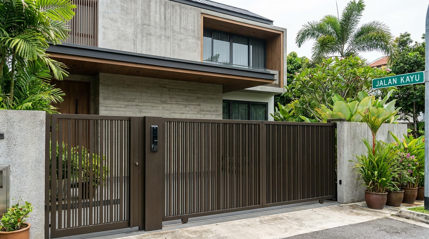 Premium Aluminum Gate for landed Singapore